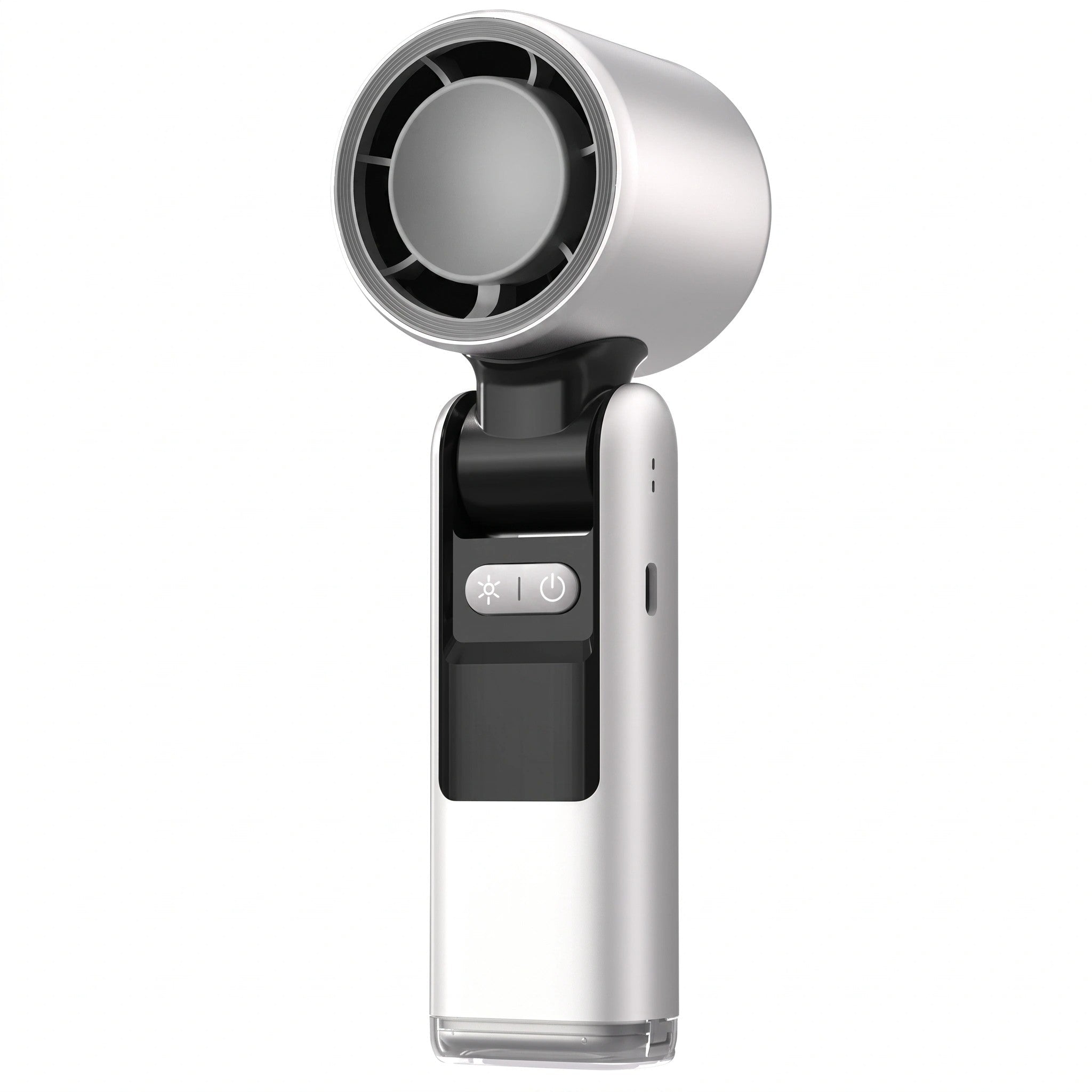 Ventilador de mano recargable USB con batería 4000mAh y pantalla digital