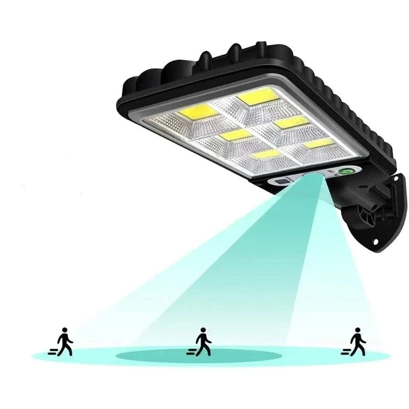 Foco Solar LED con Sensor de Movimiento LED, Impermeable, Exterior,