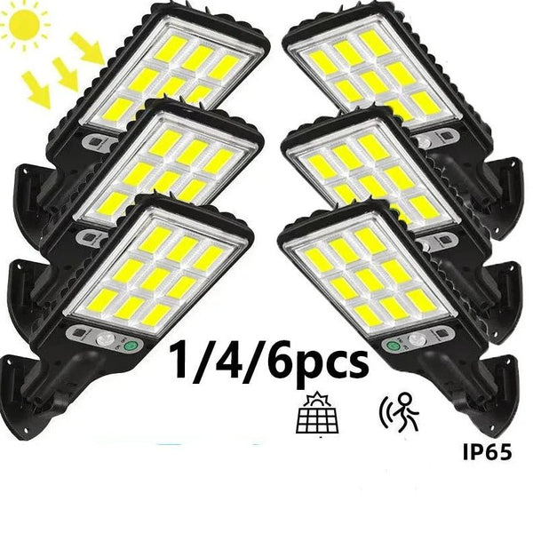 Foco Solar LED con Sensor de Movimiento LED, Impermeable, Exterior,