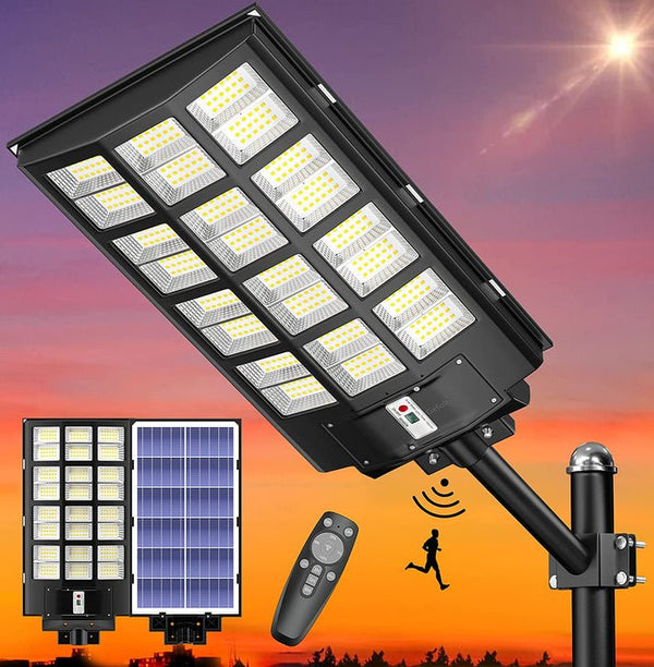 Foco Solar LED con Sensor de Movimiento LED, Impermeable, Exterior,