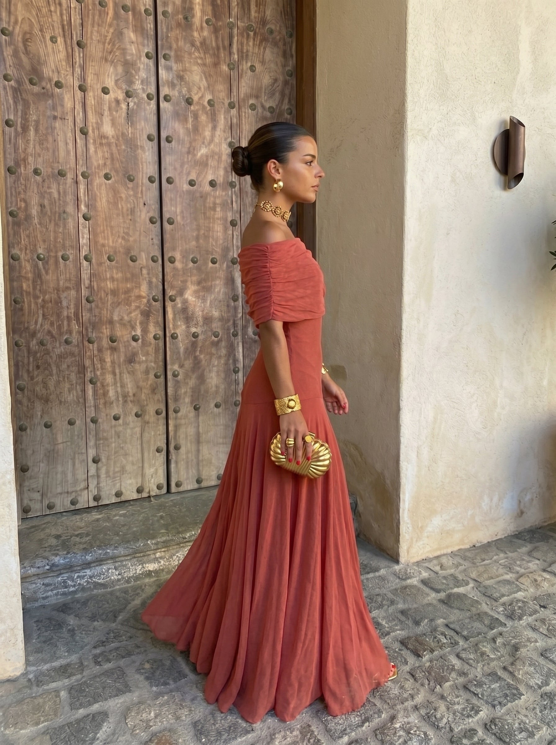Vestido Valencia Maxi sin Tirantes