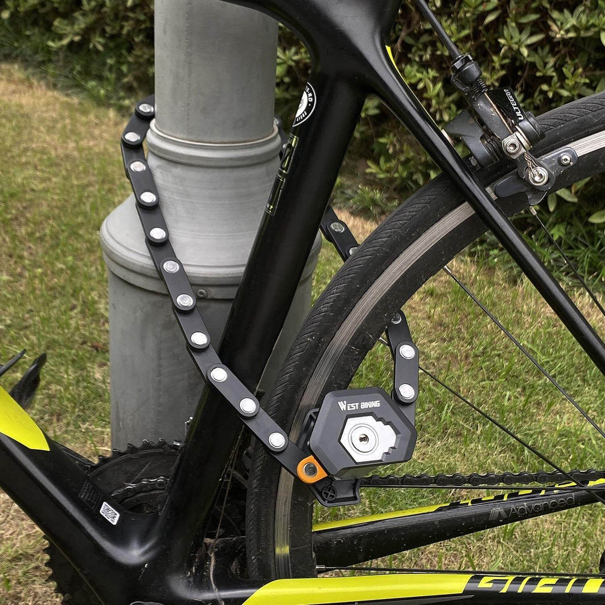 Opvouwbaar fietsslot met sleutel