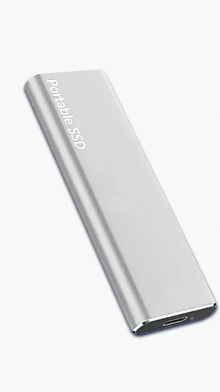 DataSec 4 TB Disco Duro Externo - Almacenamiento Ultra Delgado USB-C
