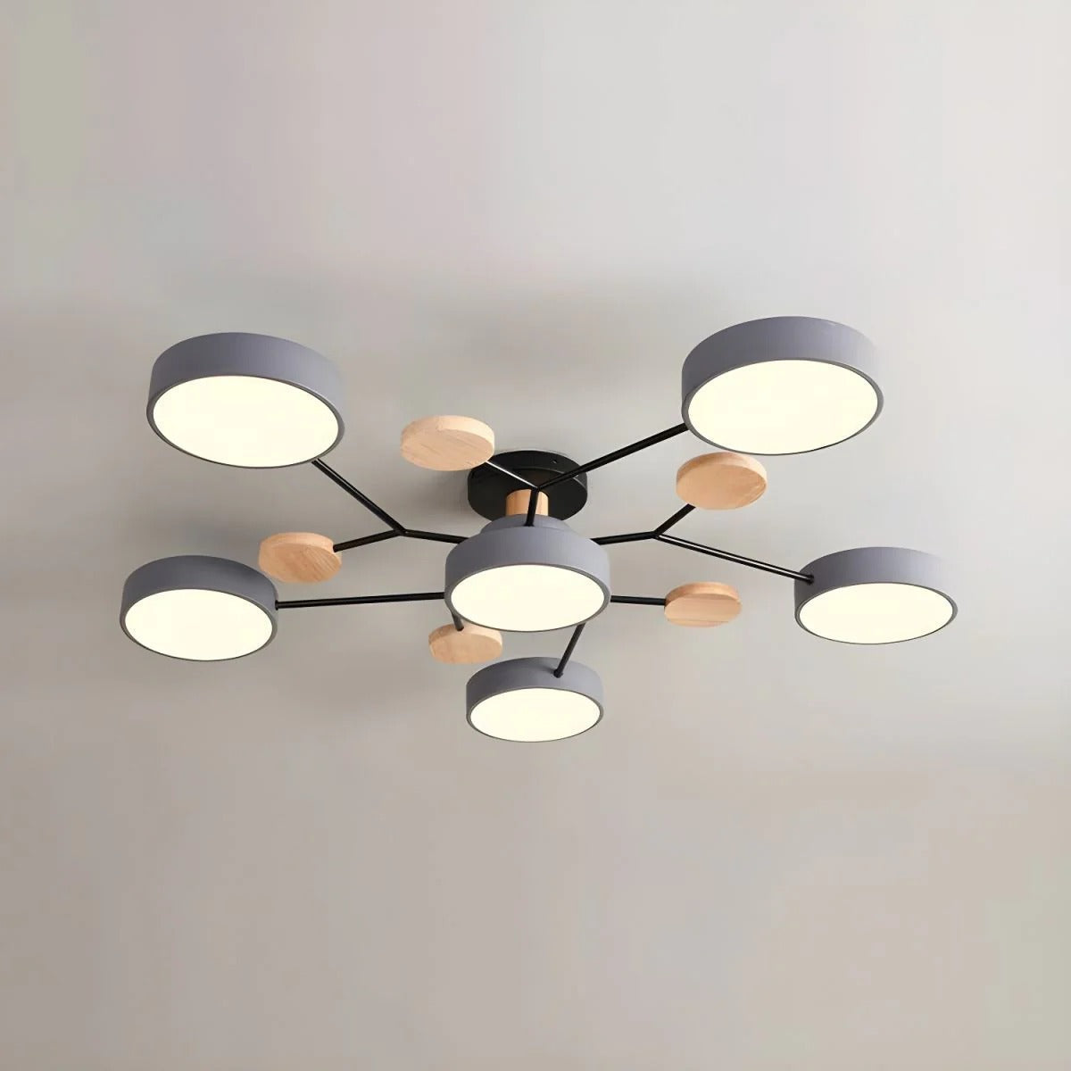 LED-plafondlamp met 4 tot 7 lampen en instelbare kleurtemperatuur
