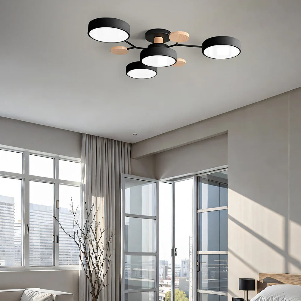 LED-plafondlamp met 4 tot 7 lampen en instelbare kleurtemperatuur