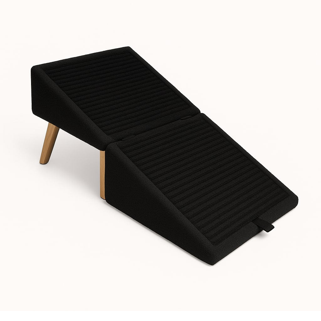 Escalera Plegable para Perros 2 en 1 con Función de Reposapiés