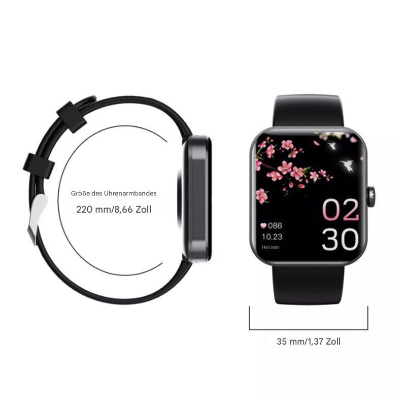 Smartwatch Deportivo con Monitor de Salud | Frecuencia Cardíaca, Sueño, Pasos y Notificaciones
