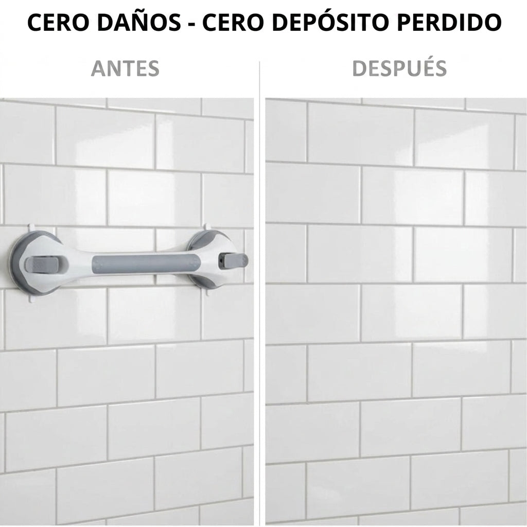 Agárrate ArtiCasa | Barra de Seguridad para Ducha con Ventosas - Sin Perforaciones