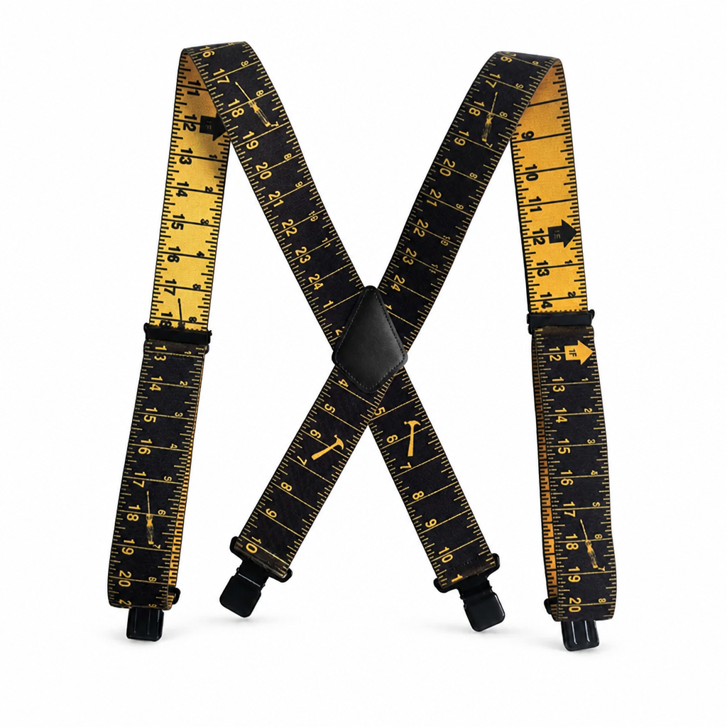 Elastische bretels voor heren van 5 cm met X-vormige rug