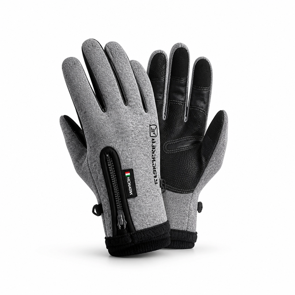 Aanraakgevoelige thermohandschoenen met grip op de handpalm voor de winter