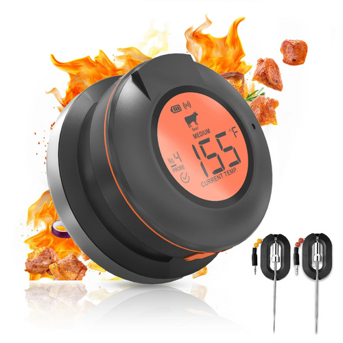 Termómetro de temperatura Ai BBQ + App móvil gratuita