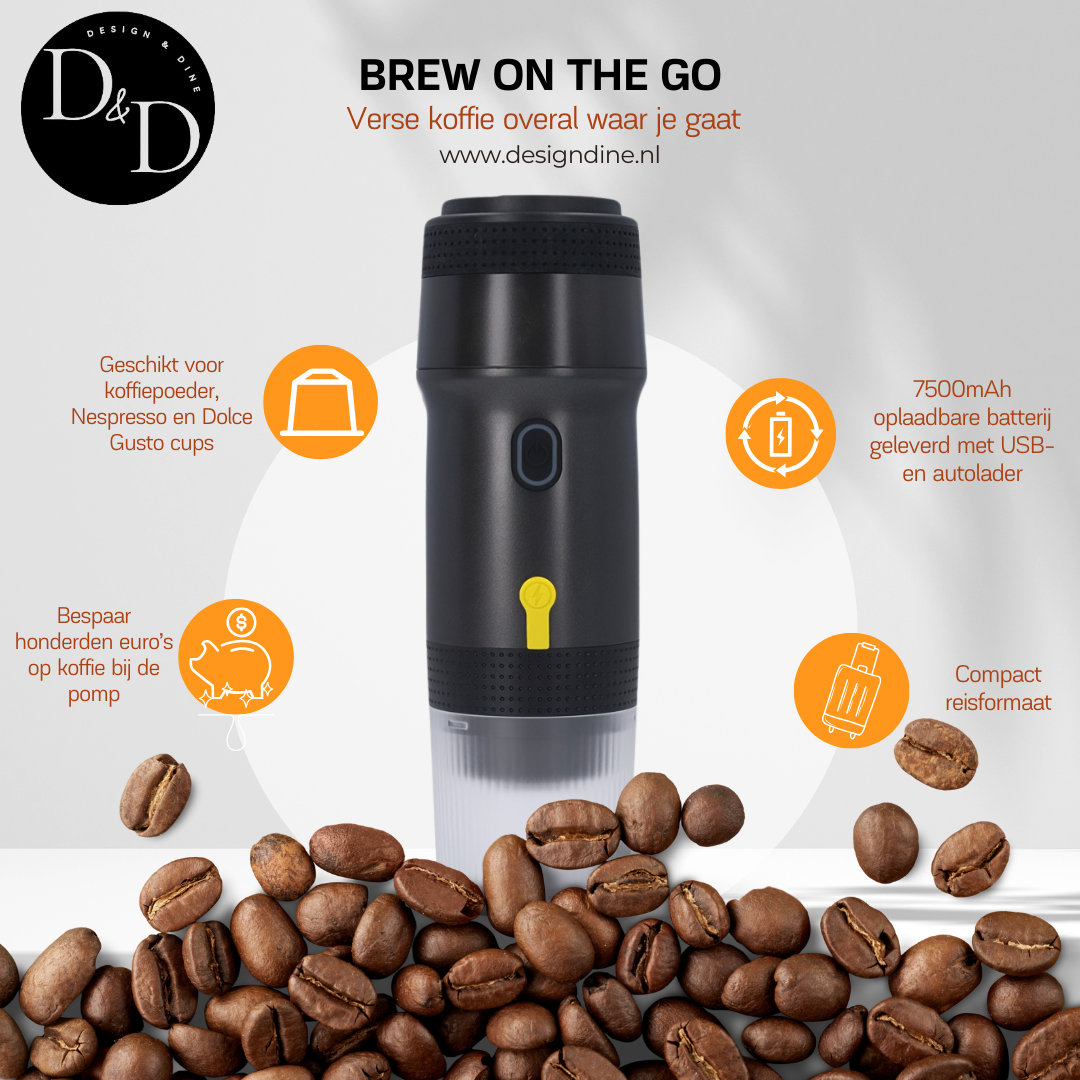 Brew on the go - cafetera inalámbrica