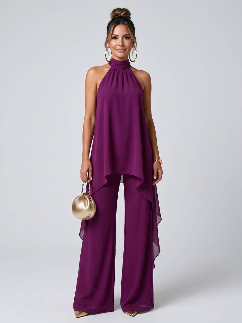 Conjunto Capri | Halter Asimétrico