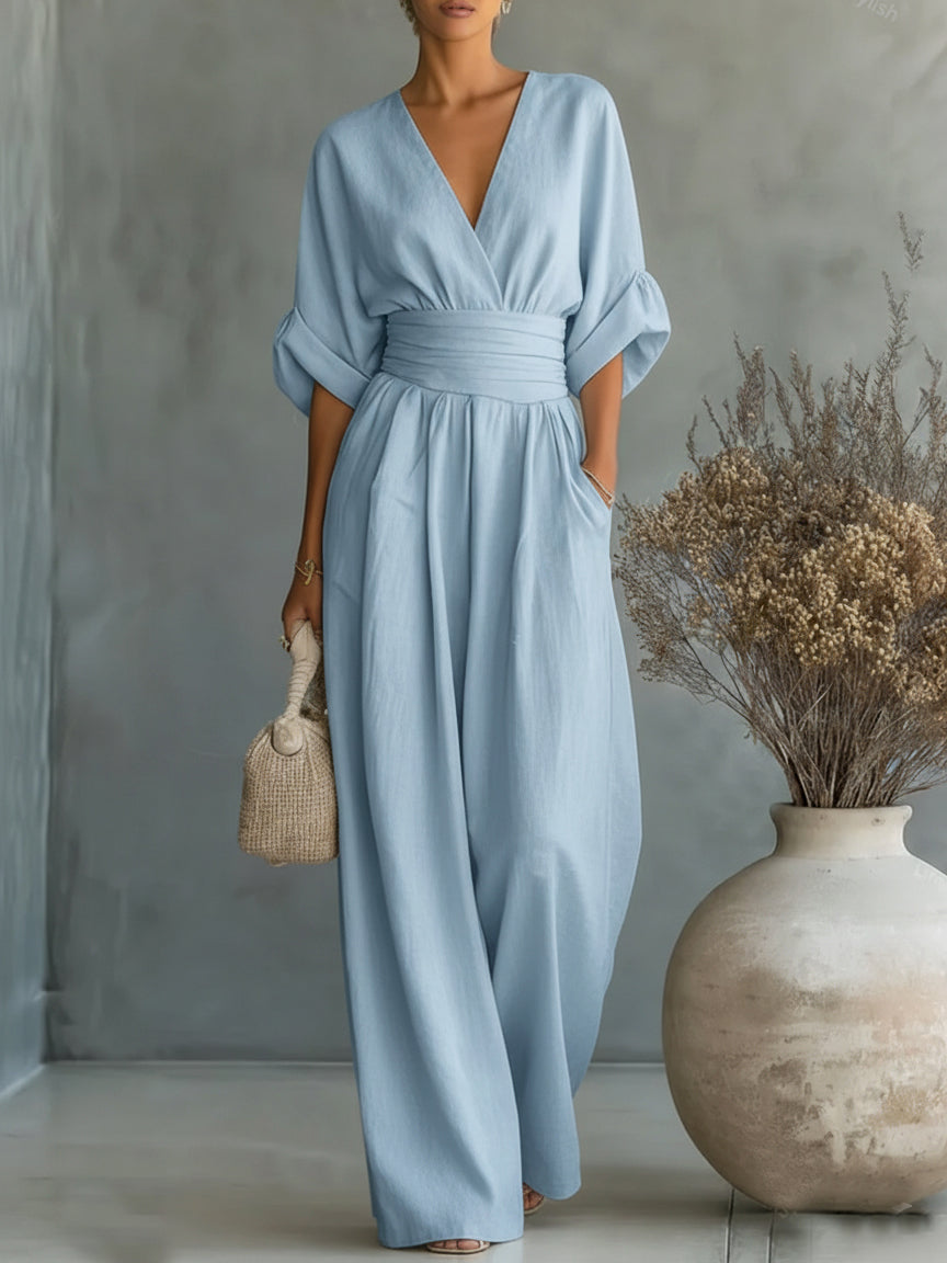 Mono para Mujer | Escote en V, Estilo Minimalista