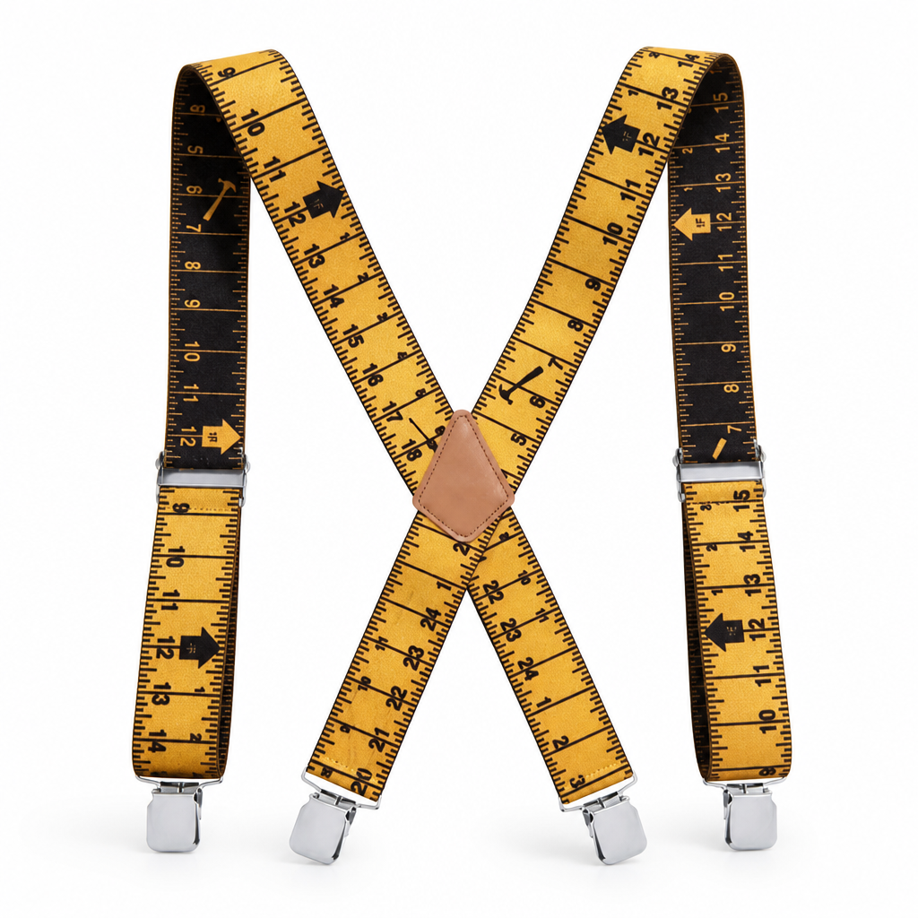 Elastische bretels voor heren van 5 cm met X-vormige rug
