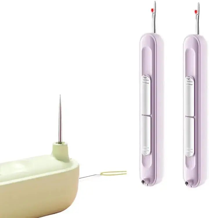 Enhebrador de Agujas y Descosedor 2 en 1 con Diseño Retráctil