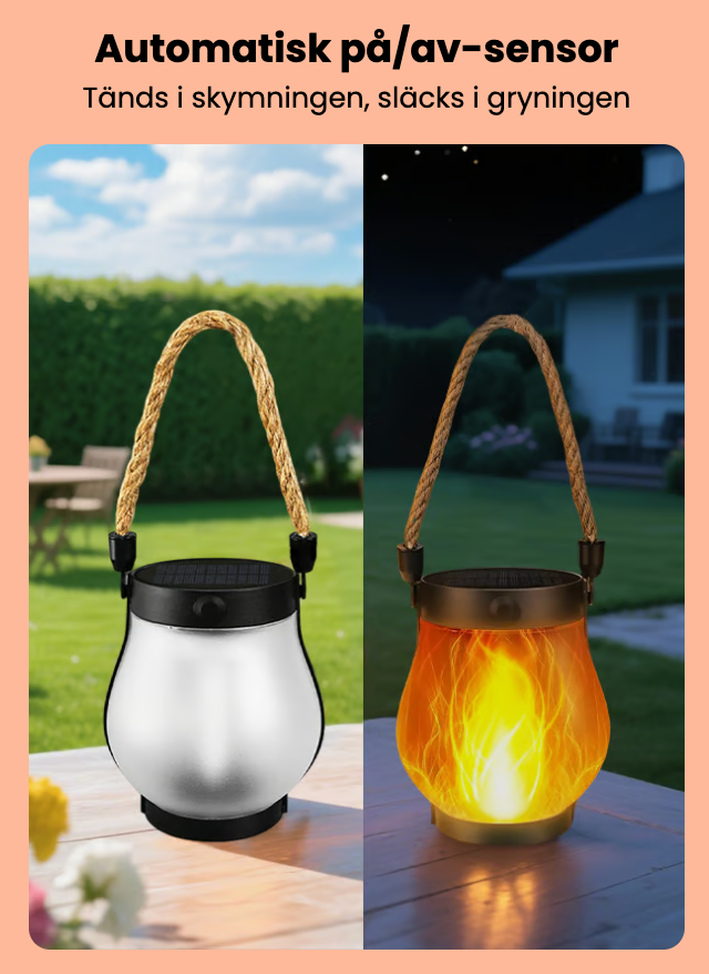 LlamaViva | Farol con Efecto de Fuego Realista