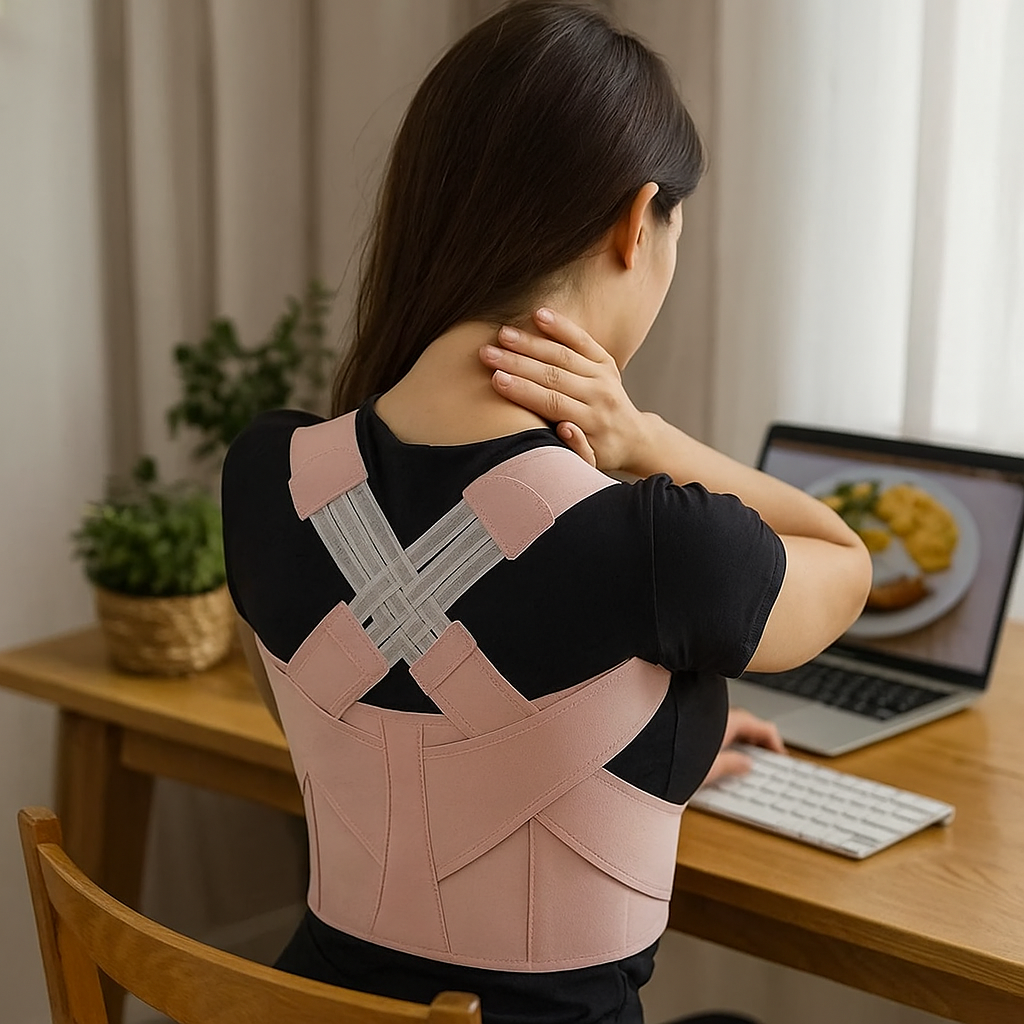 Corrector de Postura Cervical Ergonómico, Ajustable