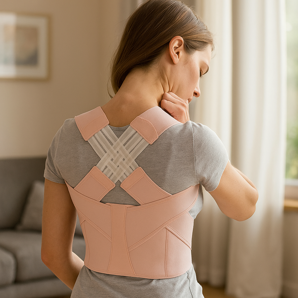 Corrector de Postura Cervical Ergonómico, Ajustable