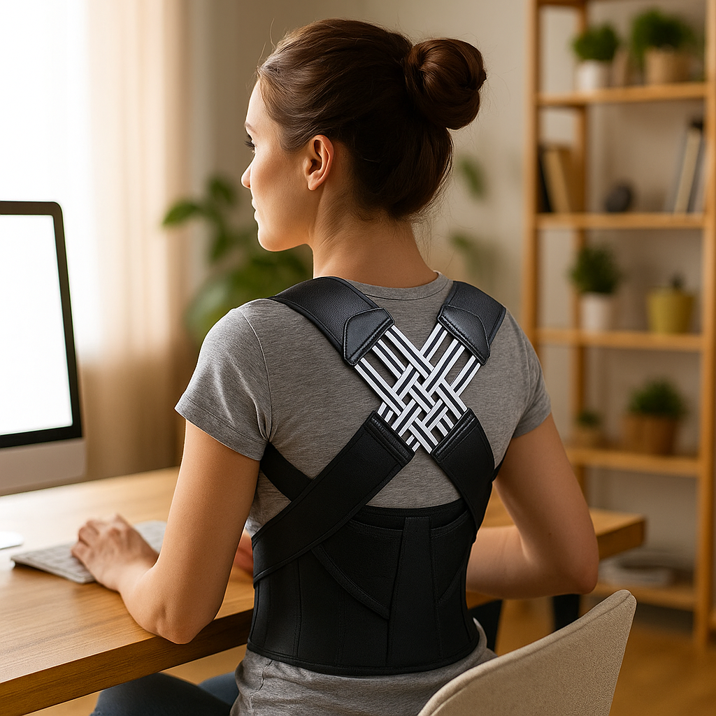 Corrector de Postura Cervical Ergonómico, Ajustable