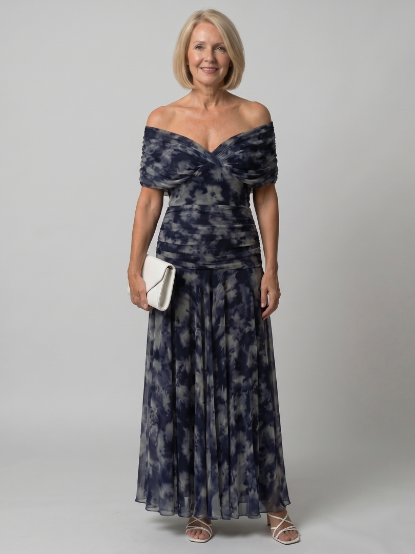 Calen | Vestido Midi Off Shoulder