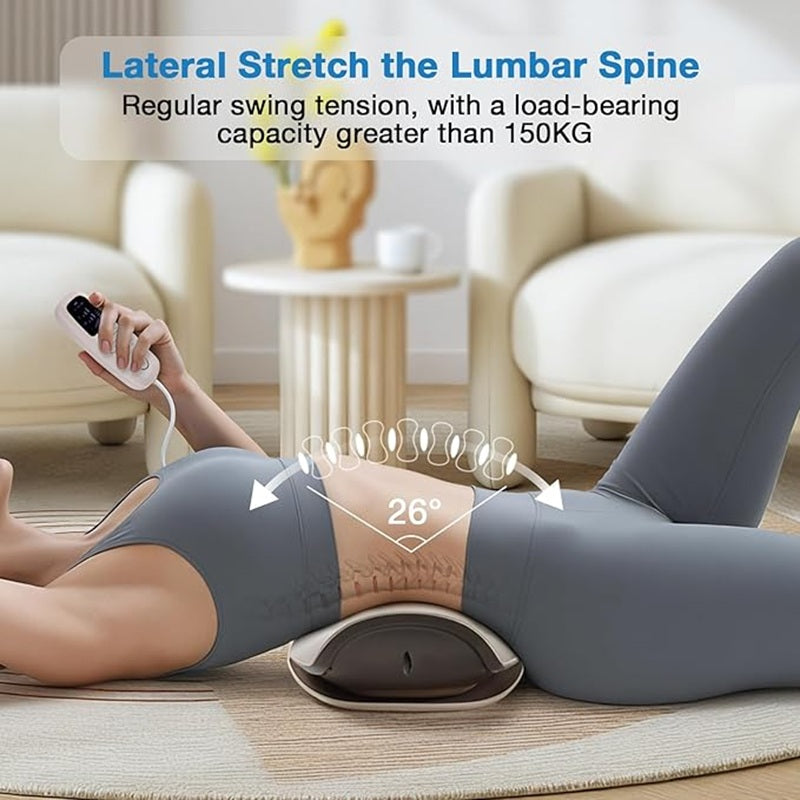 4-in-1-lendenmassageapparaat met warmte, vibratie en elektrostimulatie