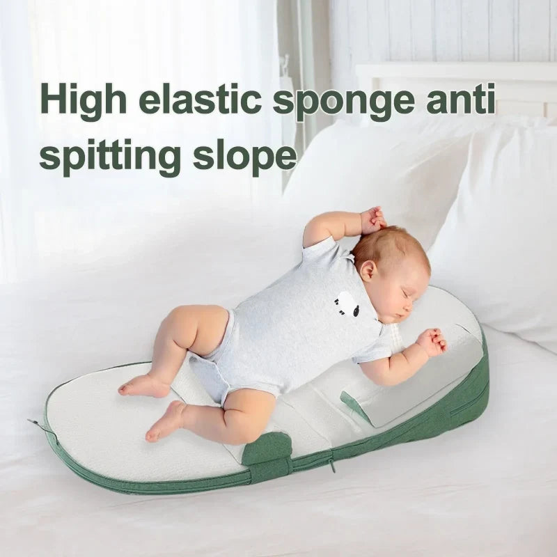 Cojín Posicionador para Bebé con Funda Lavable y Soportes Laterales