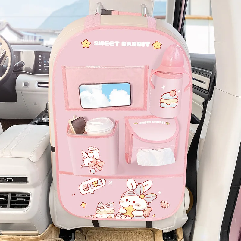 OrganizaViaje – Bolsa organizadora espaciosa para el asiento trasero del coche