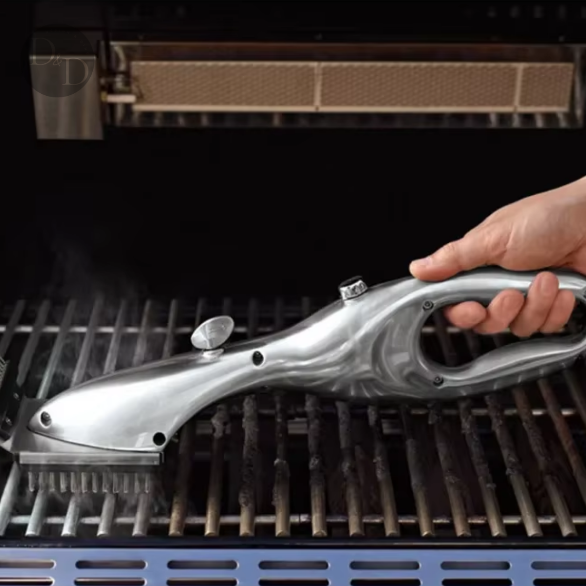 GrillSteamer - Cepillo de barbacoa a vapor