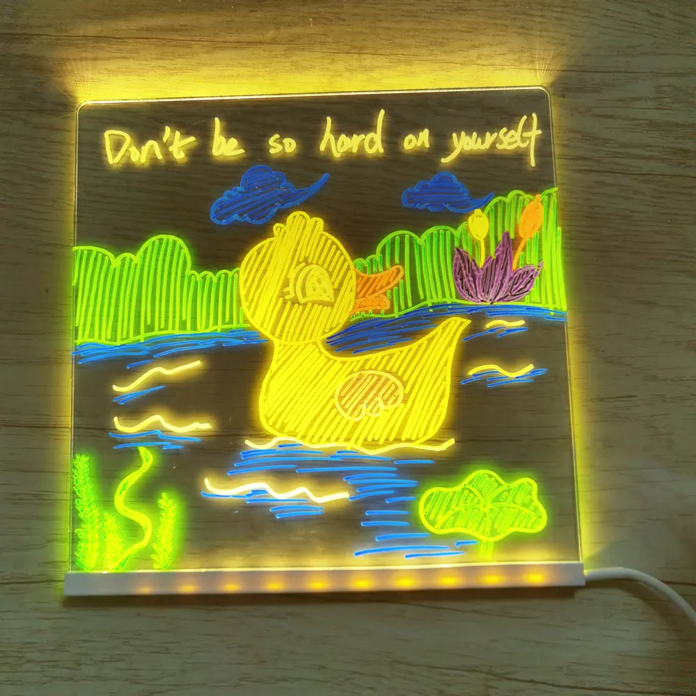 TableroBrillante – Tablero de dibujo luminoso e iluminado para niños