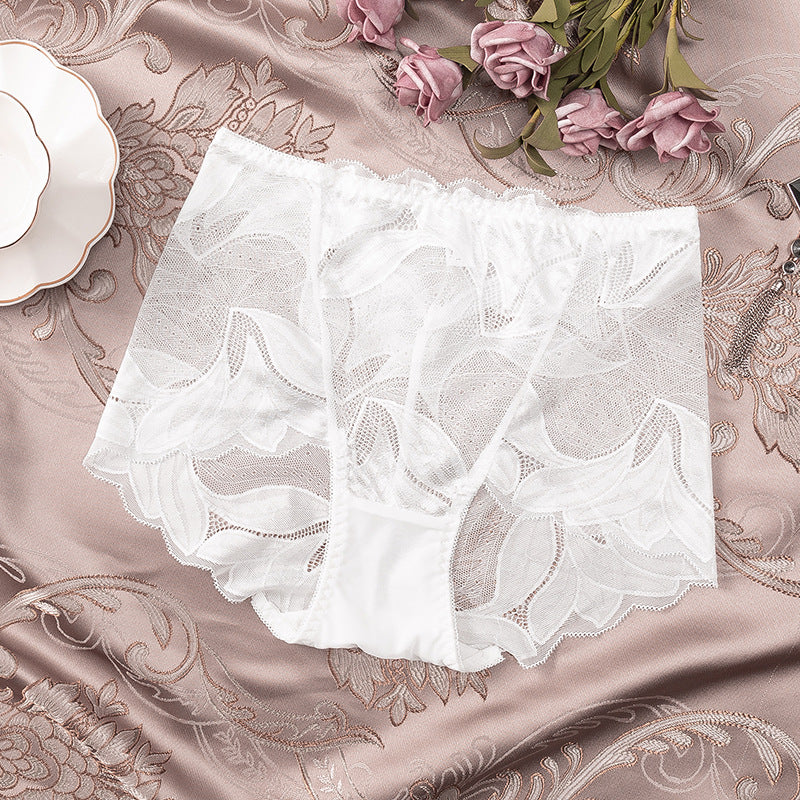 Culotte de encaje para mujer con refuerzo de algodón