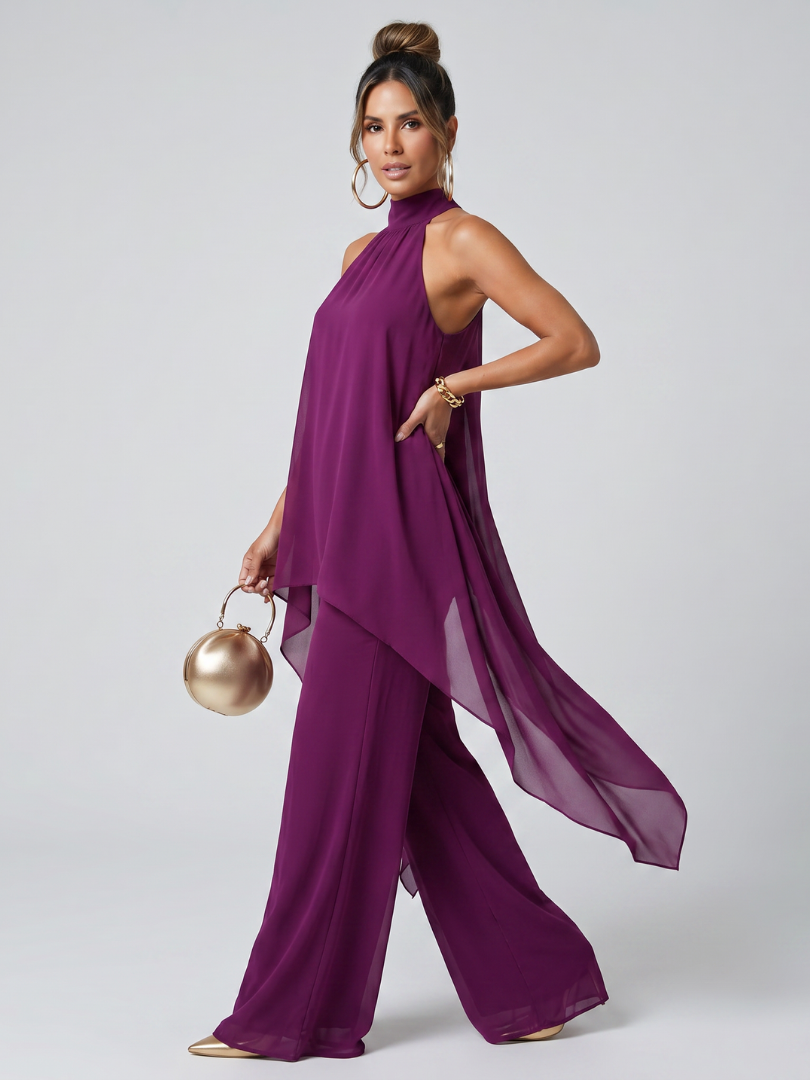 Conjunto Capri | Halter Asimétrico