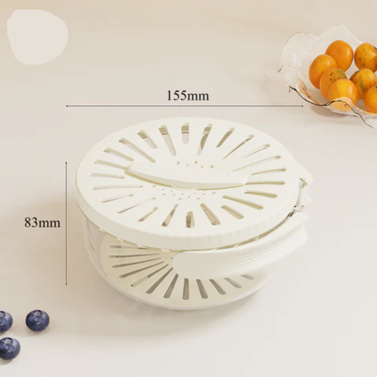 Fruitainer 1+1 Gratis - Enjuagar, llevar y almacenar