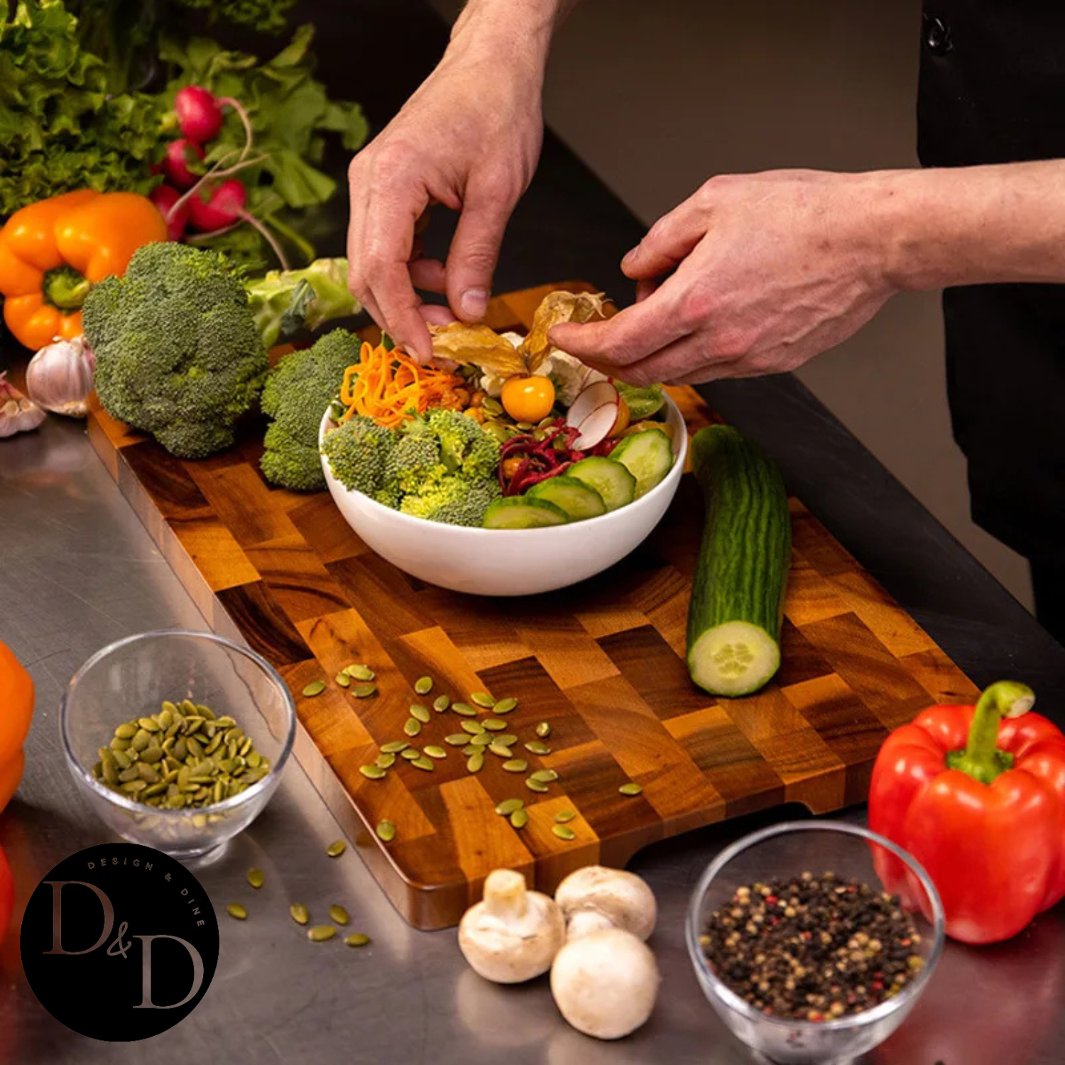 Duocut - Diseño de madera de acacia resistente