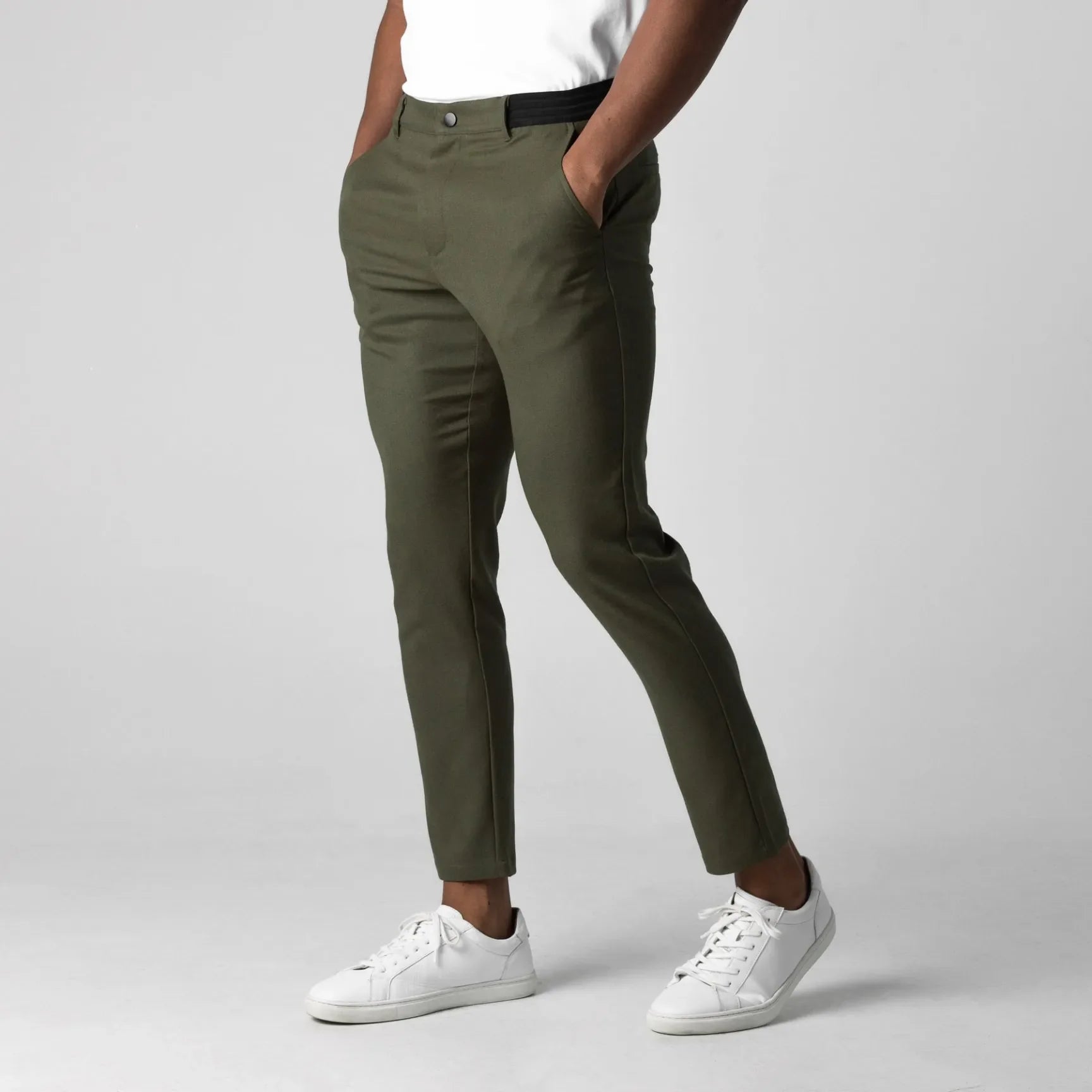 Chino Elástico Premium - Verde