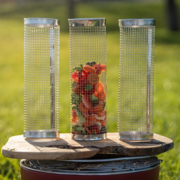 Cesta para BBQ - No más alimentos cayendo por la rejilla