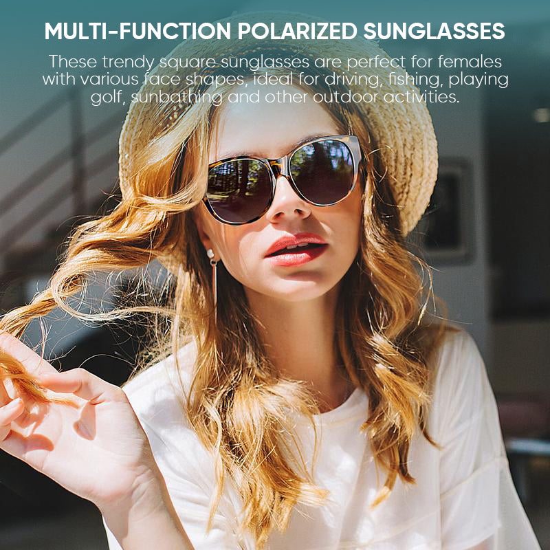 Gafas de Sol Superpuestas Polarizadas UV400 Diseño Cat-Eye para Hombre y Mujer