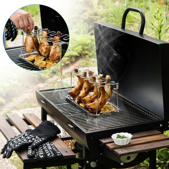 DrumRack – Perfectos palillos de pollo para la BBQ