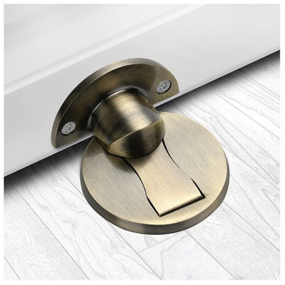 Elegante tope de puerta magnético de acero inoxidable con fuerte sujeción – 6 opciones de color para el hogar y la oficina