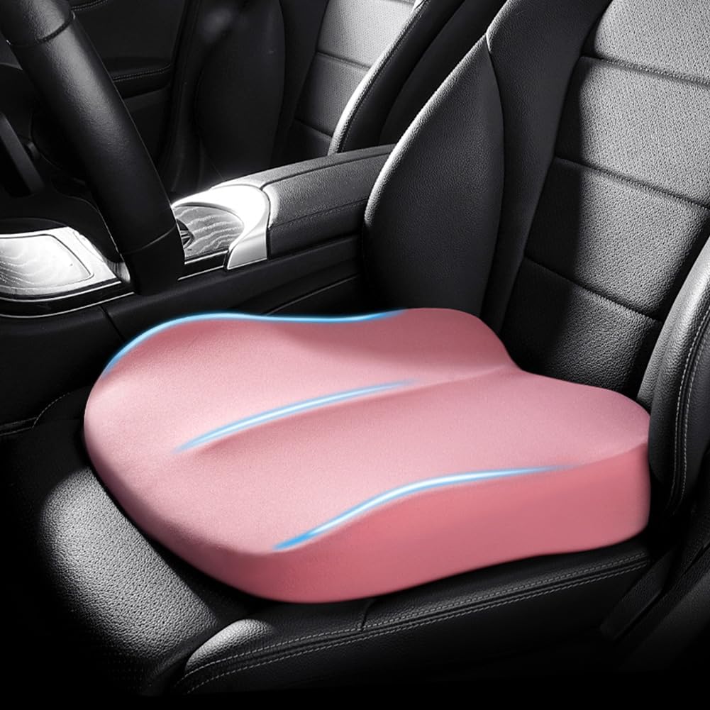 Coussin rehausseur de voiture ergonomique en mousse à mémoire de forme +7,6 cm