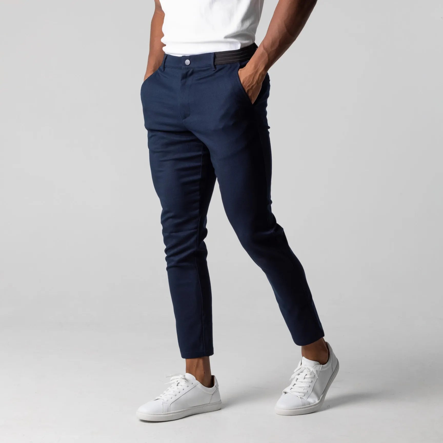 Chino Elástico Premium - Azul marino