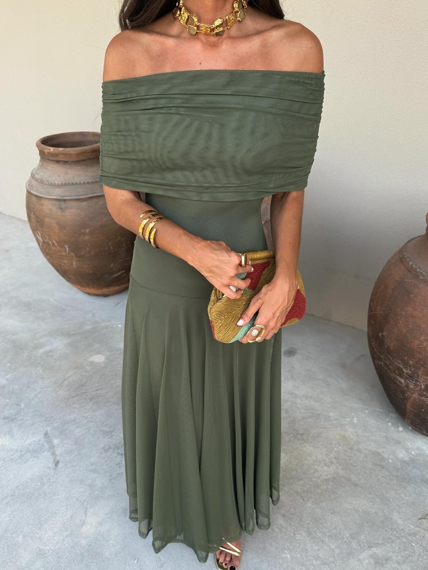 Vestido Valencia Maxi sin Tirantes