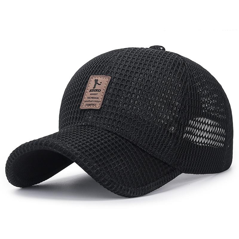 Gorra ligera y transpirable. - Negro