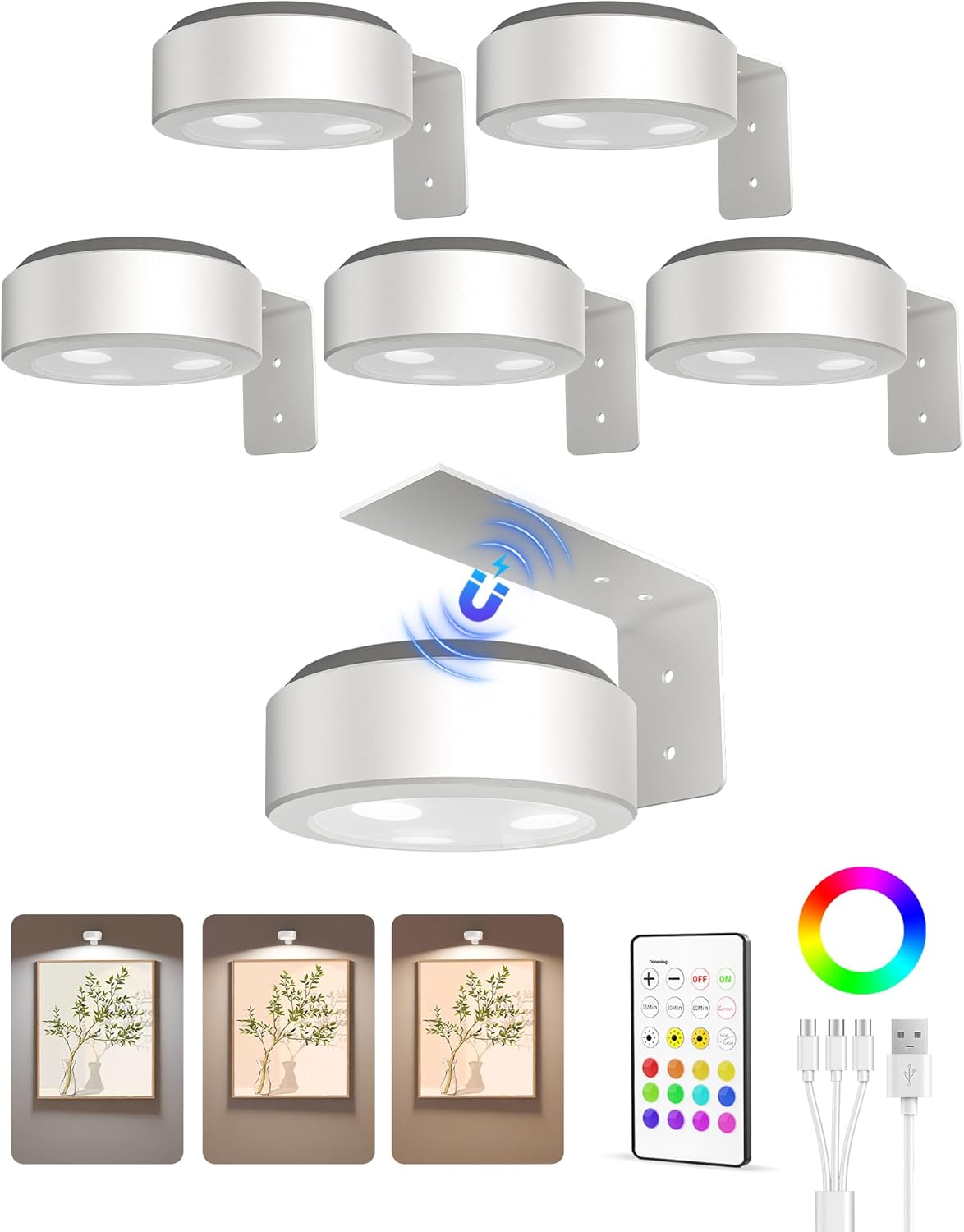 Luz de Imagen Recargable - Ilumina tu arte sin cables