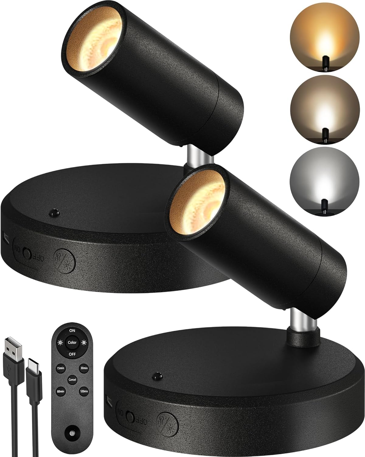 Luz RGB Recargable Inalámbrica para Fotografía