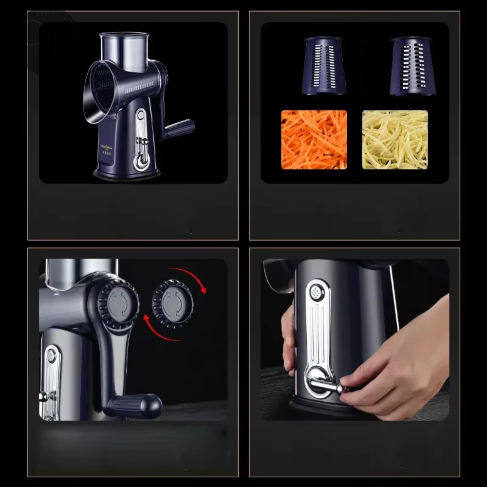 Trituradora retorcida - 5 en 1 procesador de cocina