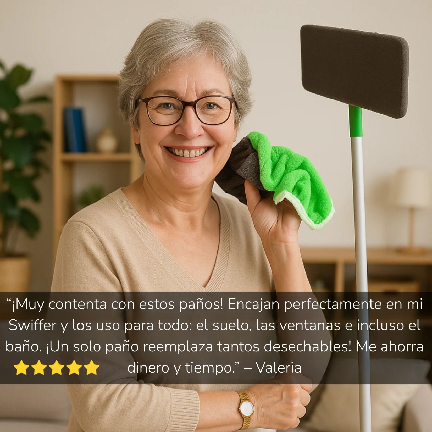 EcoFrega - Paños Reutilizables para Swiffer | Compra 2 y LLÉVATE 2 GRATIS