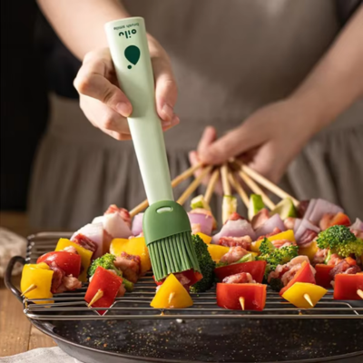 Grillbrush - Cepillo de silicona resistente al calor