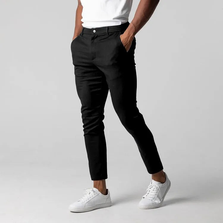 Chino Elástico Premium - Negro