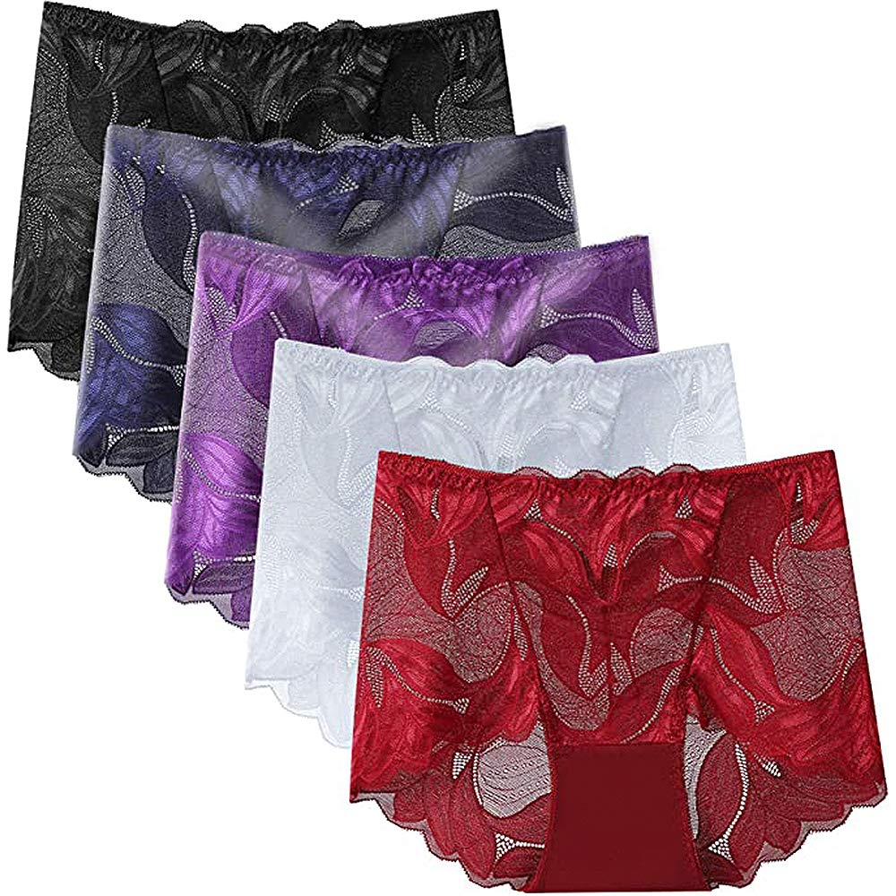 Culotte de encaje para mujer con refuerzo de algodón